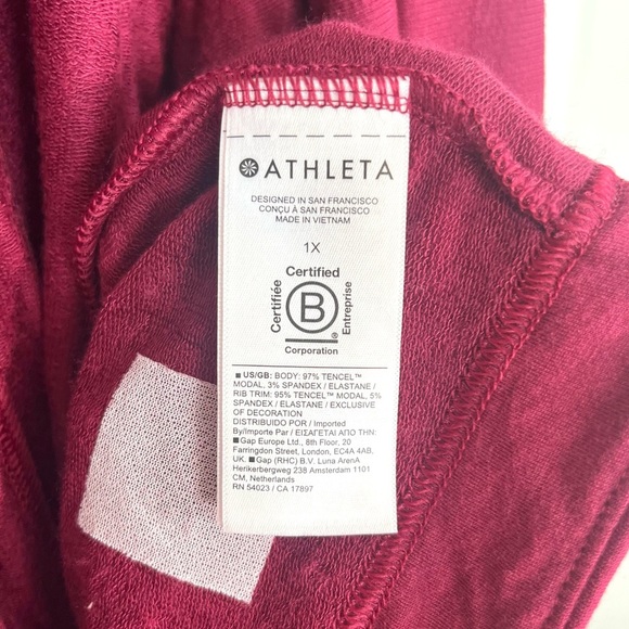 Athleta Pranayama Wrap Cardigan Open Front Sweater NWT Size 1X - Picture 13 of 14